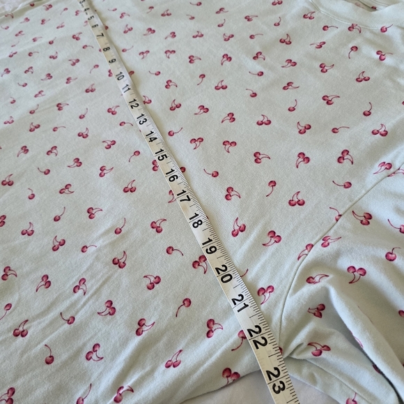 🍒 SKIMS Boyfriend Long-Sleeve T-shirt Cloud Cherry Xl 🍒 - Picture 7 of 9